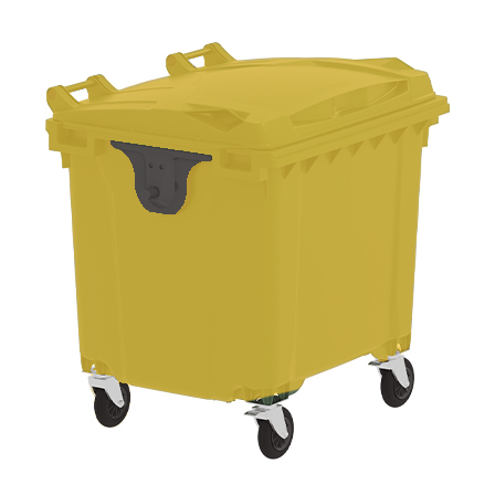 Container cu capac plat URBAN HDPE 1100 L