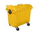 Container cu capac plat PREMIUM HDPE 660 L