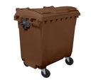 Container cu capac plat PREMIUM HDPE 770 L