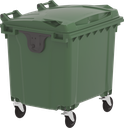 Container cu capac plat URBAN HDPE 1100 L